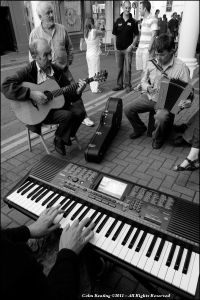 Tickling the Ivories, at the Fleadh Cheoil.