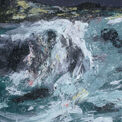 Storm, Ardnamurchan (detail) Card