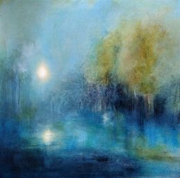 Moon Country. 600 x 600 mm oil on board