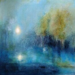 Moon Country. 600 x 600 mm oil on board
