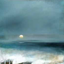 Moonglade. Image size 305 x 305 mm. Framed 490mm x 490mm