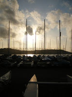 'Sunset Over Instow Yacht Club' North Devon