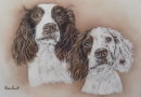 Mabel and Flo in Oil Pastels
