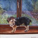 Ellie, Painted in oils and oil pastels