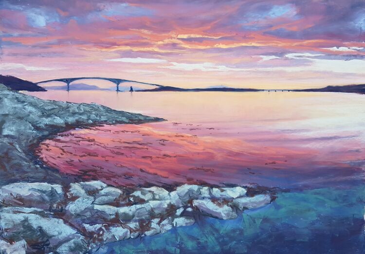 Midsummer Sunset, The Skye Bridge