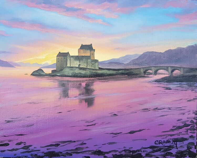 Eilean Donan at sunset