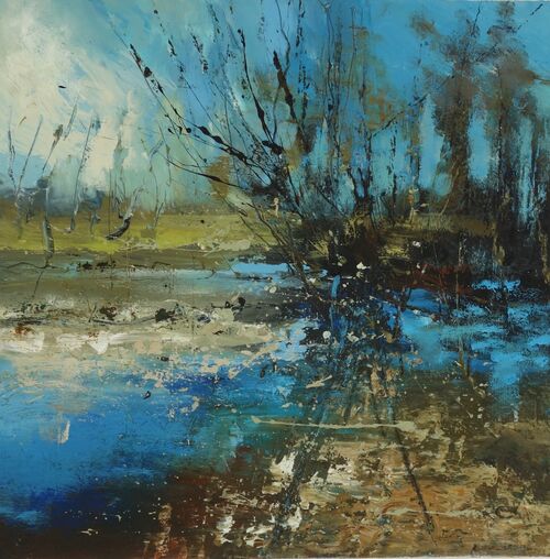 Absorbing the light 40x40cm