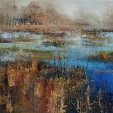 Autumn glow 100x100cm