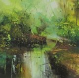 Beneath the surface 90x90cm