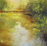 'Layers Reflected' 100x100cm