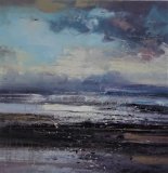 Night tide 3 80x80cm