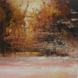 'Snow Trails 2' 60x60cm