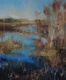 Winter at shatterford 100x80cm