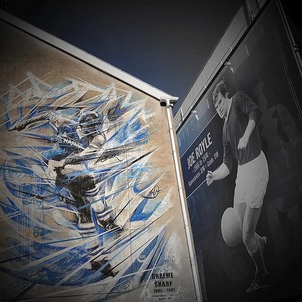 Two Blue Heros - Goodison Park, Everton FC