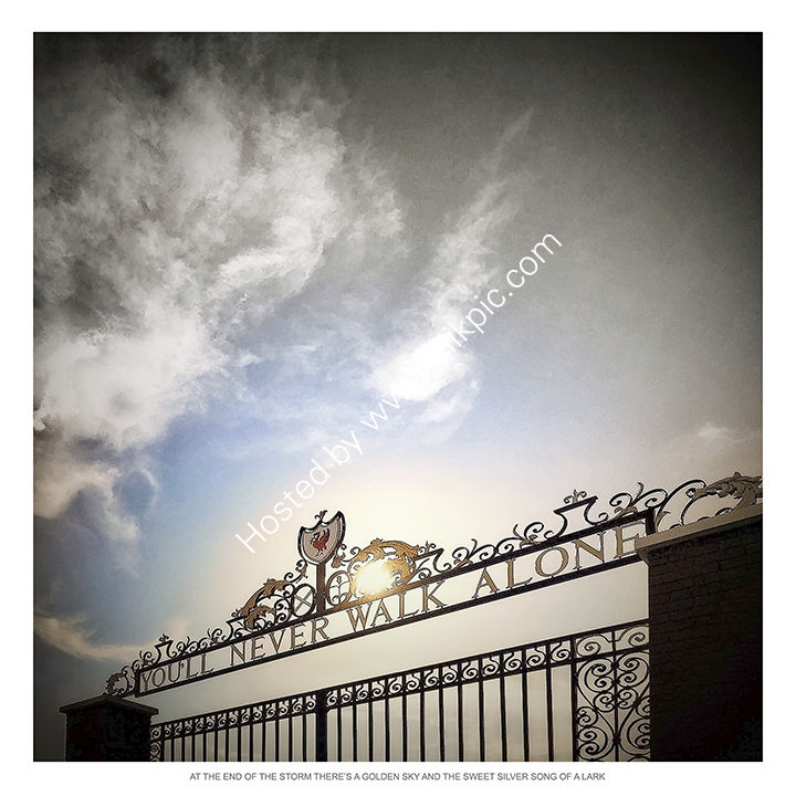 At The End of the Storm There's a Golden Sky & the Sweet Silver Song of the Lark