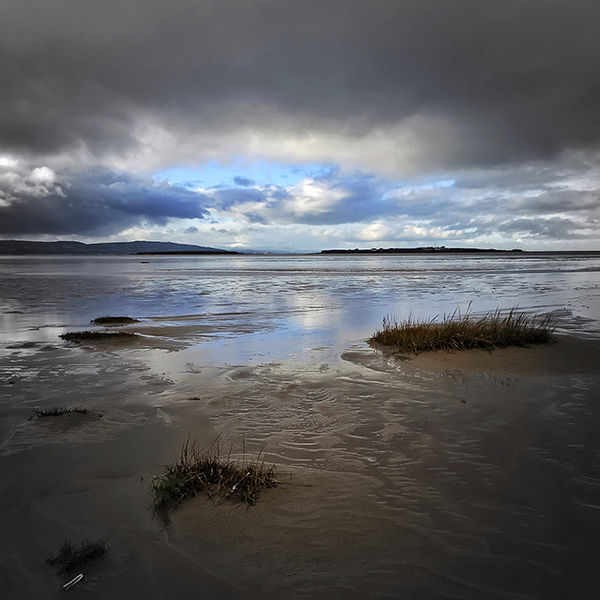 Blue Horizon - Hilbre Island from West Kirby Beach