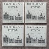 Three Graces Liverpool - set of 4