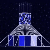 Metropolitan Cathedral Liverpool (blues & lilac)