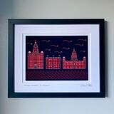 Three Graces Liverpool (red)