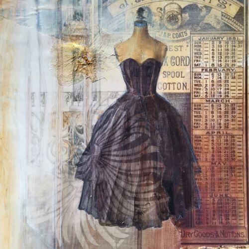 A Stitch In Time 24 x 28cm