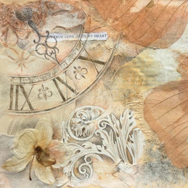 My True Love Hath My Heart 21x21cm