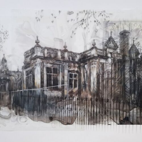 The Ferguslie Half Time School 65 x 73cm