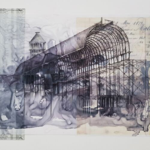 What Remained, Crystal Palace 46x36cm