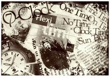 "Time" Handcrafted Photogram