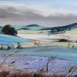 Winter Scene Across the Dee