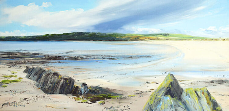 Bracing Walk at Brighouse Bay