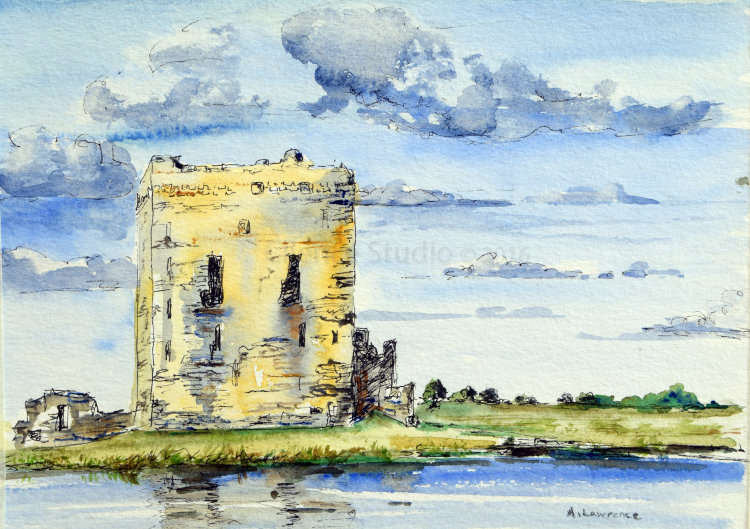 Soft Clouds at Threave Castle