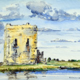 Soft Clouds at Threave Castle