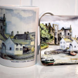 MacLellan's Castle Kirkcudbright Coaster and mug