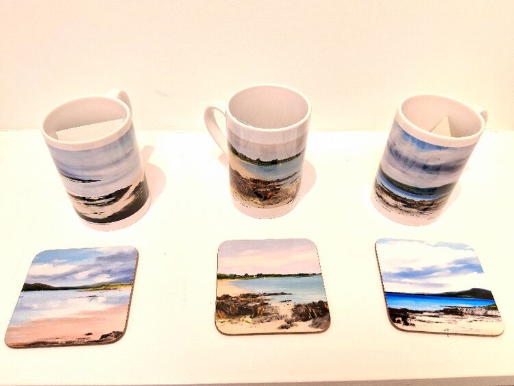 Sandgreen Mug and Coaster selection