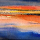 Sunset across the Fleet Bay