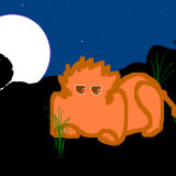 'Lion at Night'