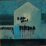 "Grey Street 1975" oil on board