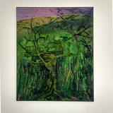 "Green Gaia" mixed media on Canvas from "Rebel Godess" at Seen Fifteen Gallery