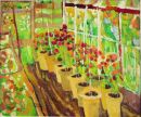 "Allotments" 1967, oil on board 53cm x 66cm