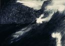 1979 "Figure swimming into the landscape"