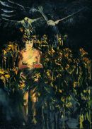 1983 "Girl with Birds and dying flowers"