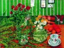 "Green wallpaper still life", Acrylic on paper, 1988