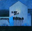 "Grey Street" 1975 oil on board 24" x 24"
