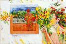 1987 "Me with sink and flowers"