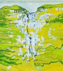 "Nude II, Hidden Village" , Acrylic on paper, 16 x 18inches, 1977