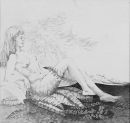 1978 "Woman and Leaves"