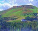 "Tibawn 1, Sligo", acrylic on paper, 20 x 24inches, 1998