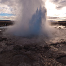 Strokkur errupts!