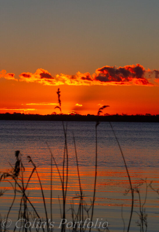 Start of the "Golden Hour" after sunset