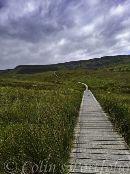 The start of the Cuilcagh boardwalk section